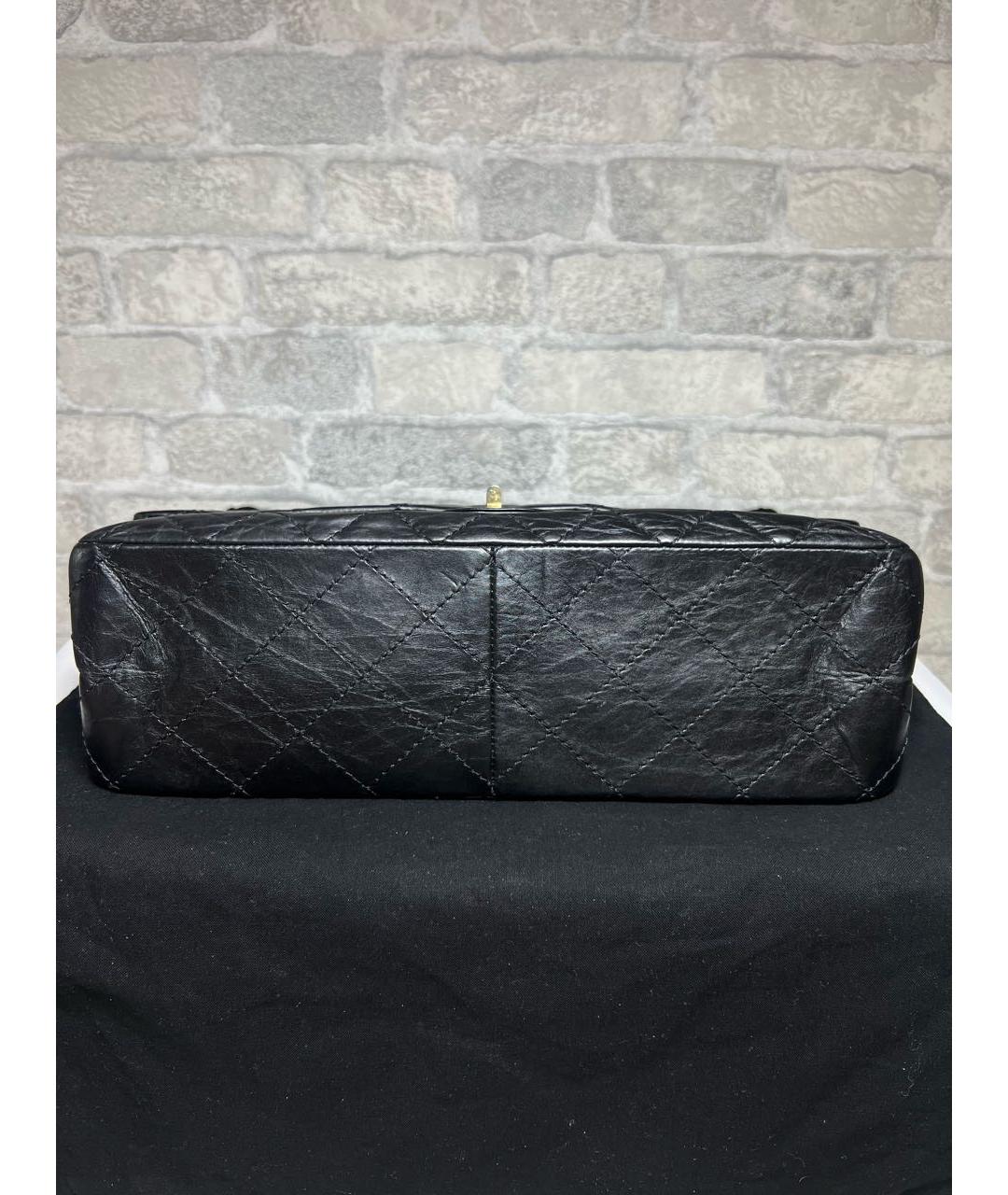 CHANEL Черная кожаная сумка через плечо, фото 6