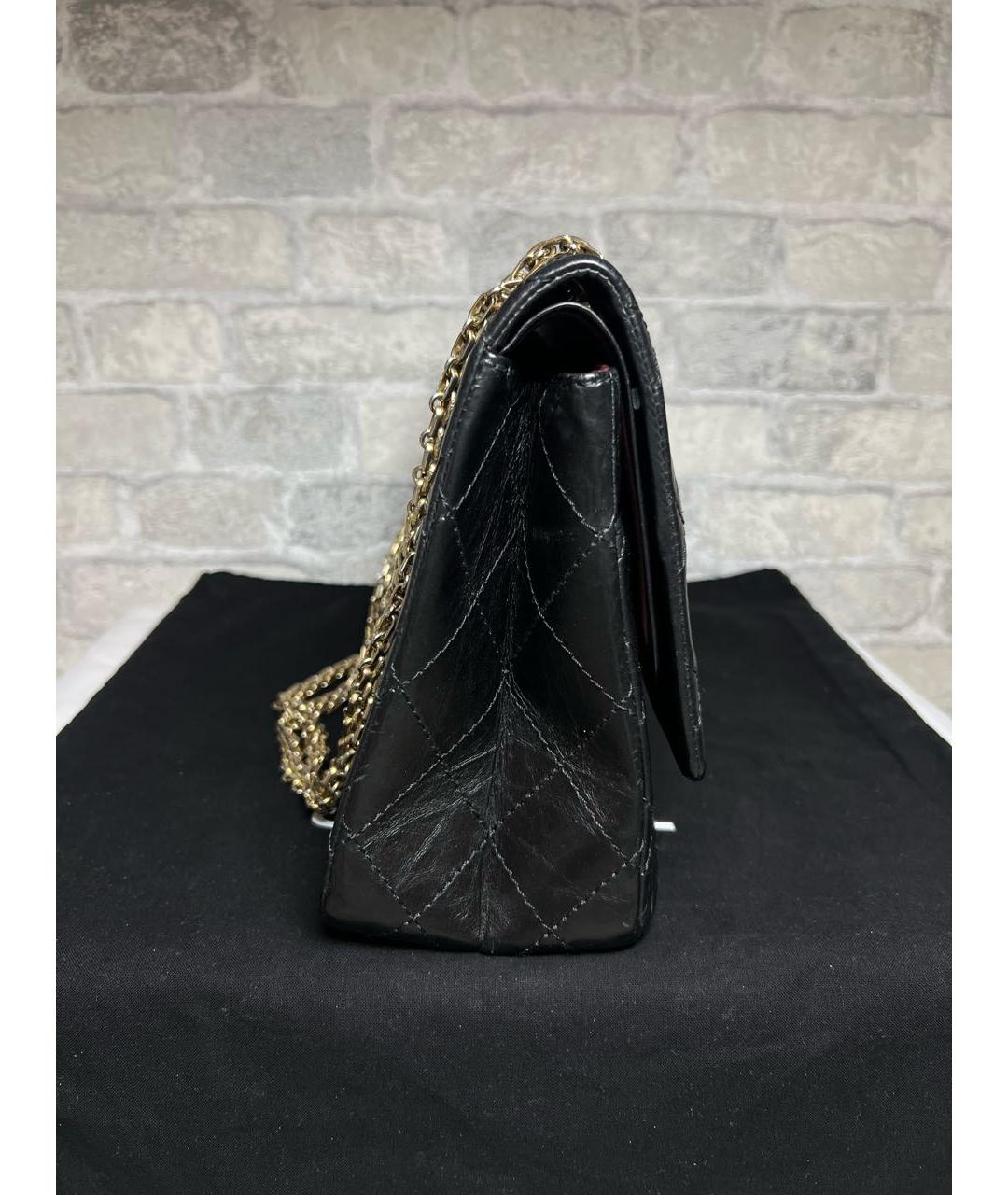CHANEL Черная кожаная сумка через плечо, фото 5