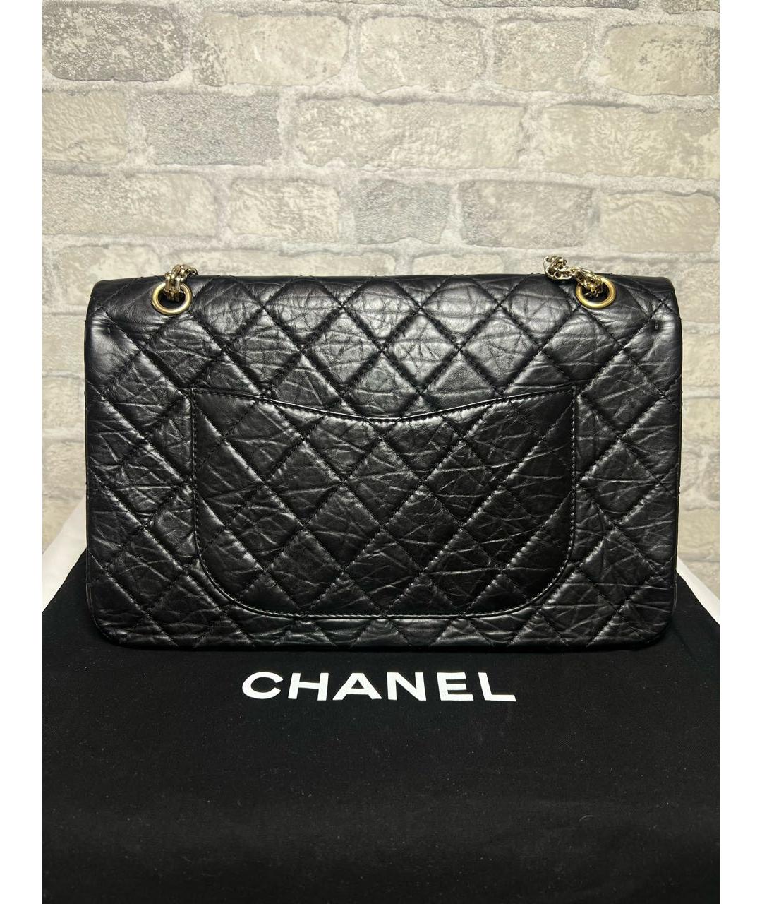 CHANEL Черная кожаная сумка через плечо, фото 3