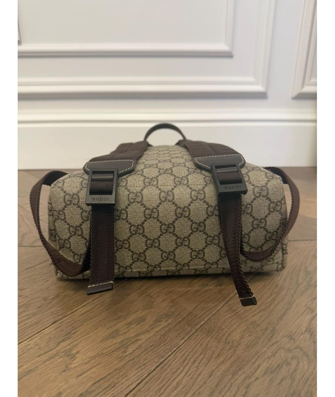 GUCCI Бежевый рюкзак, фото 5