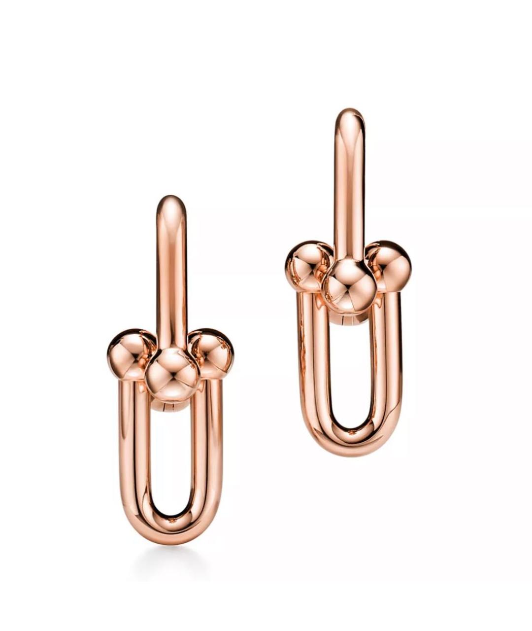 TIFFANY&CO Розовые серьги из розового золота, фото 4