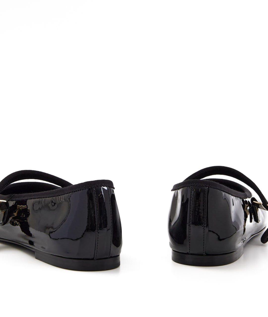 CHANEL Черные кожаные балетки, фото 3