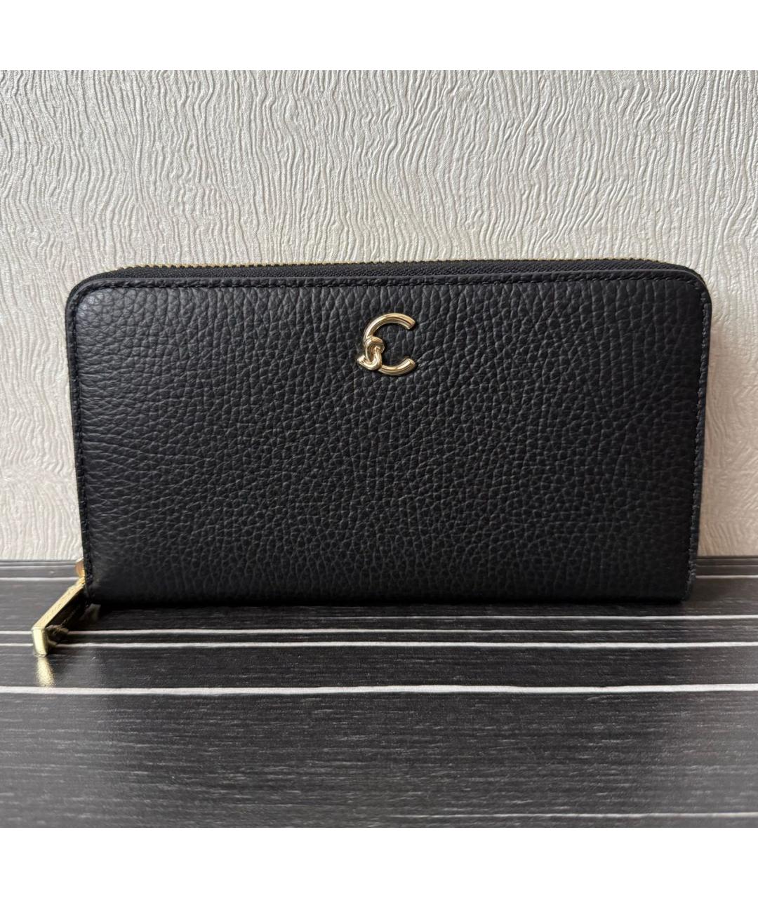 COCCINELLE Черный кожаный кошелек, фото 6