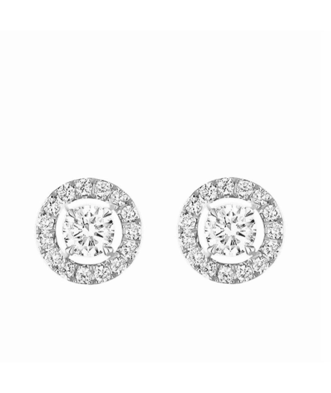 MESSIKA Серебряные серьги из белого золота, фото 1