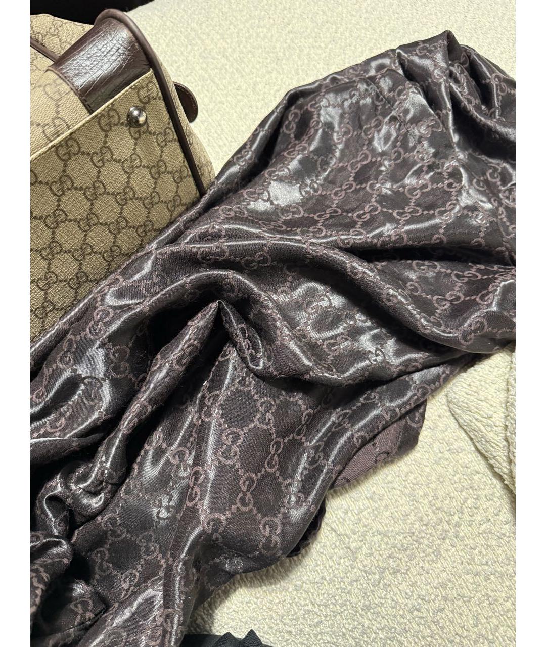 GUCCI Бежевая дорожная/спортивная сумка, фото 8