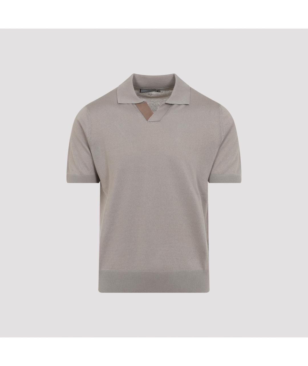 CANALI Бежевый хлопковый джемпер / свитер, фото 2