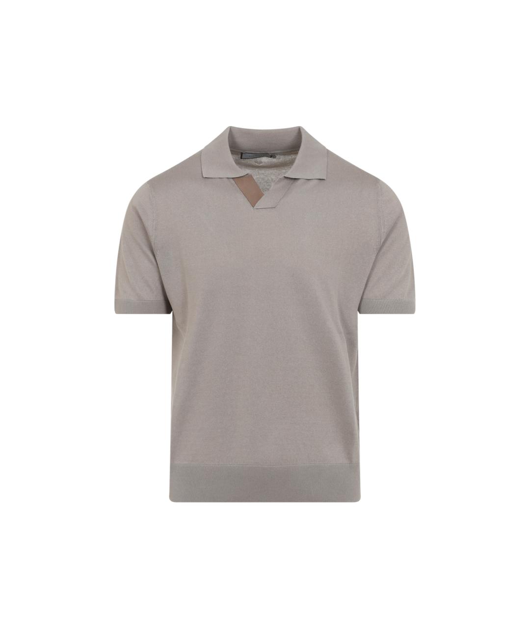 CANALI Бежевый хлопковый джемпер / свитер, фото 1