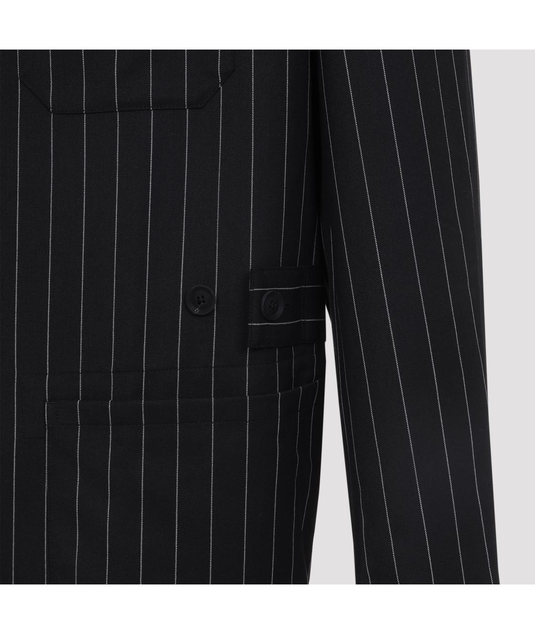 Y-3 Черный полиэстеровый пиджак, фото 6