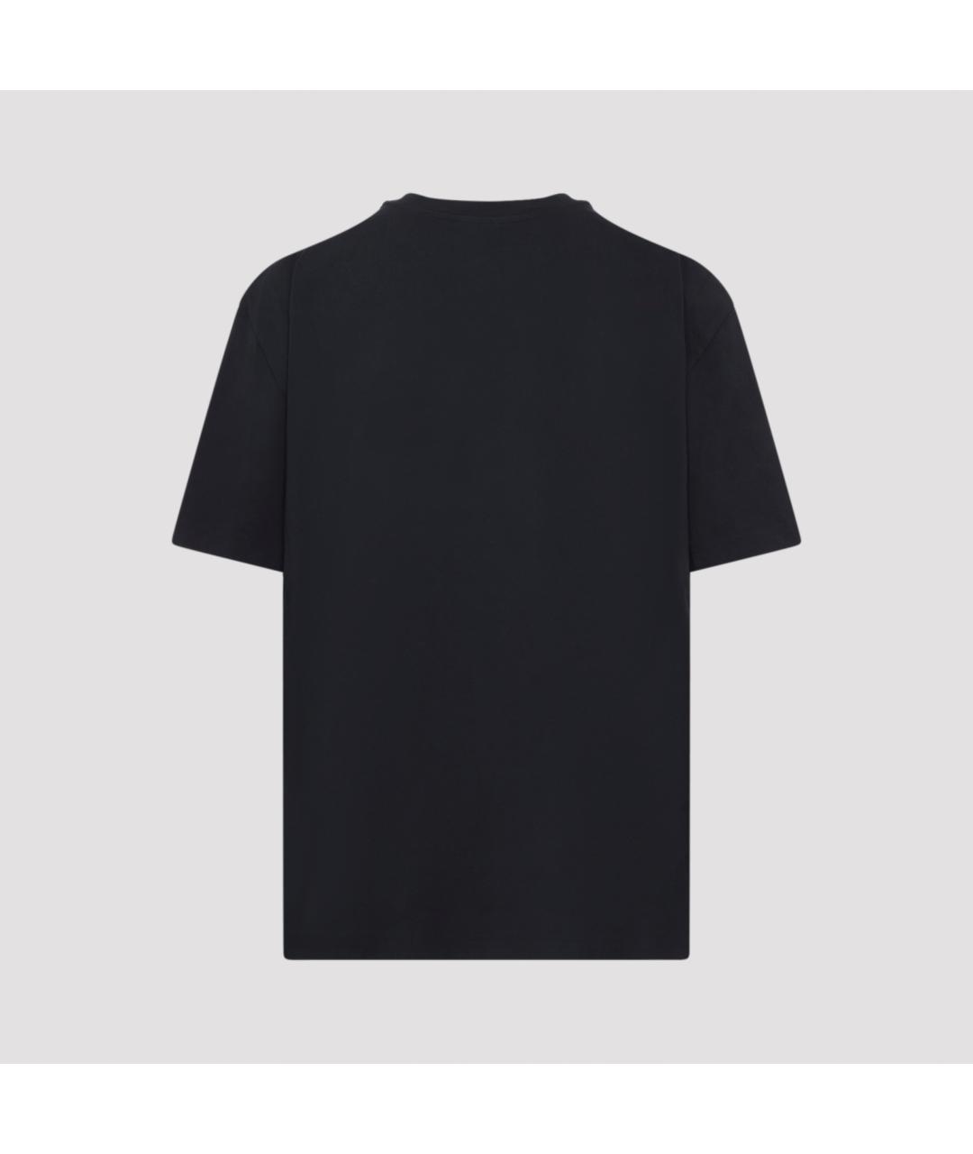 ACNE STUDIOS Черная хлопковая футболка, фото 4