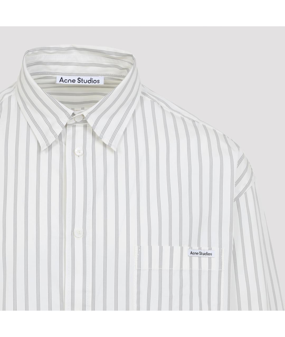 ACNE STUDIOS Мульти хлопковая кэжуал рубашка, фото 5