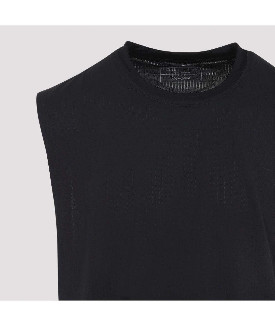 Y-3 Черная синтетическая майка, фото 5