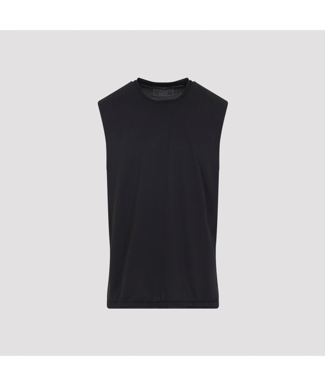 Y-3 Черная синтетическая майка, фото 2