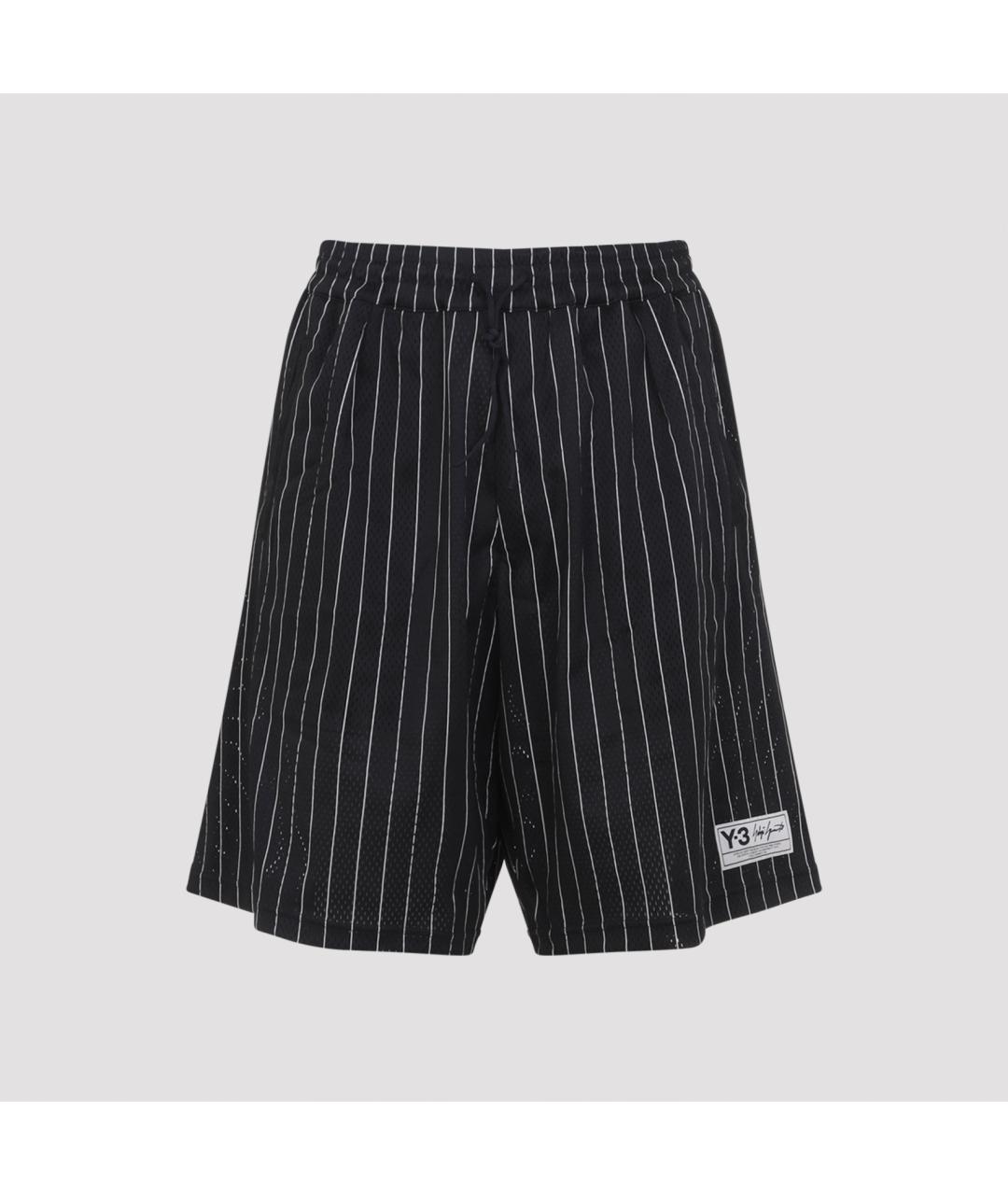 Y-3 Черные синтетические шорты, фото 2