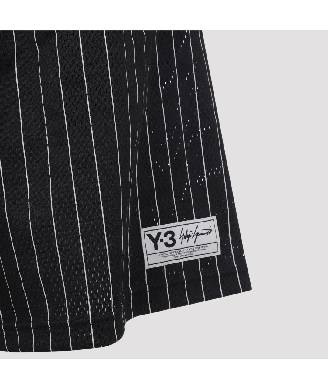 Y-3 Черные синтетические шорты, фото 5