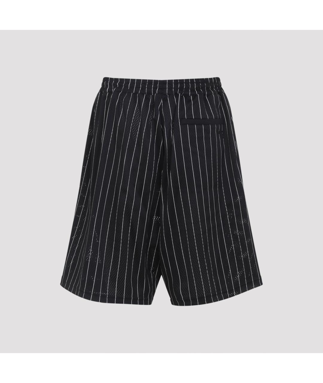 Y-3 Черные синтетические шорты, фото 4