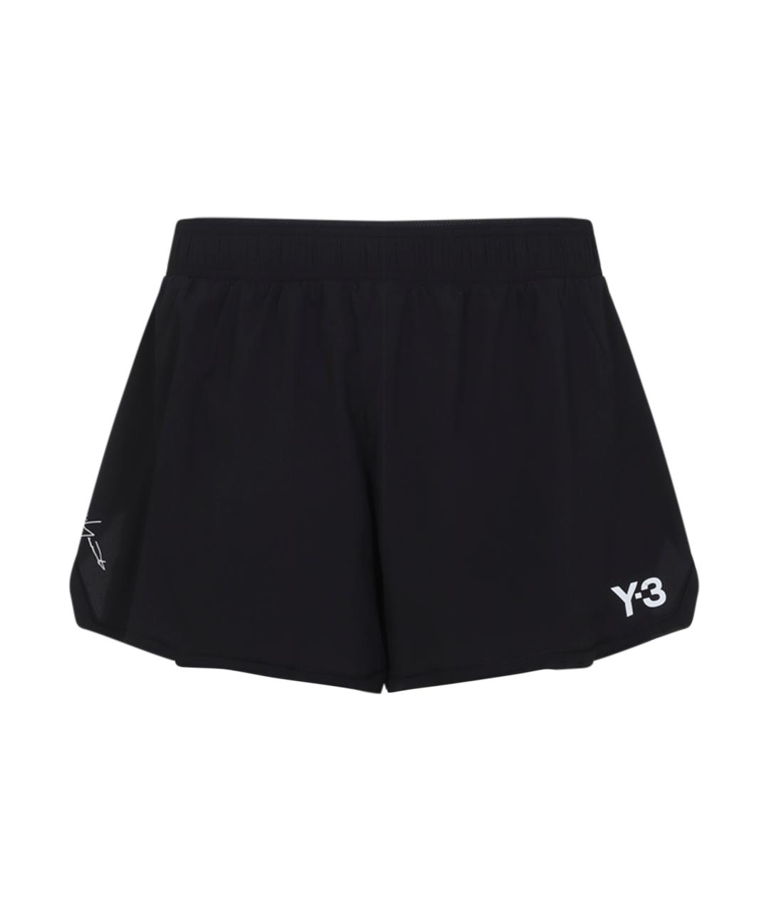 Y-3 Черные полиамидовые шорты, фото 1
