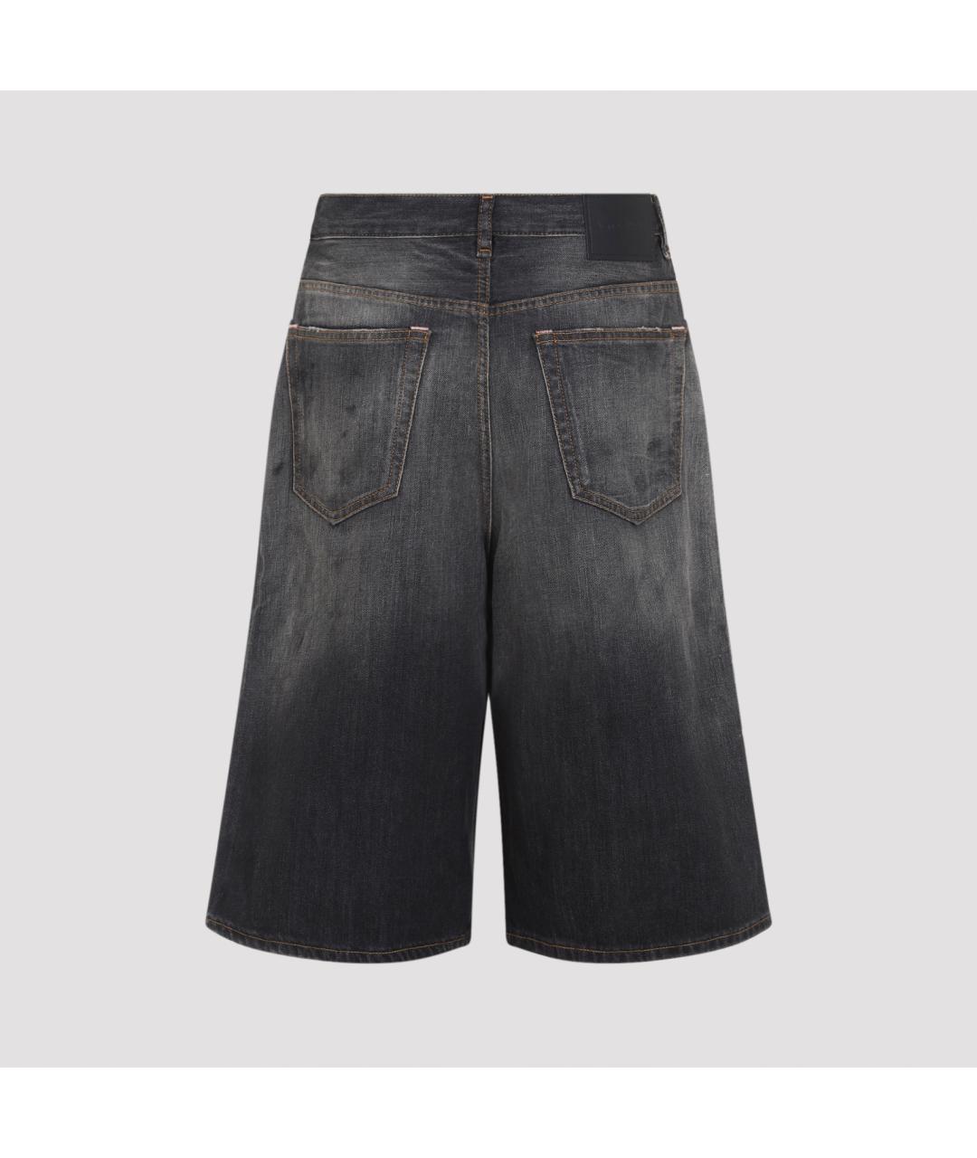 ACNE STUDIOS Черные хлопковые шорты, фото 4