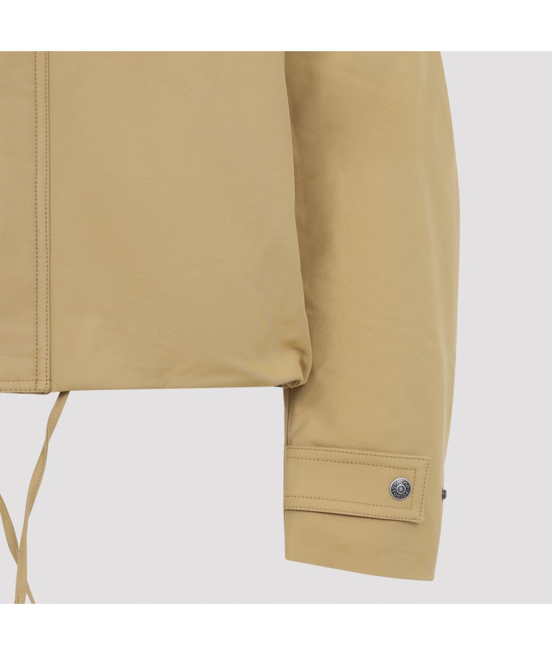 ACNE STUDIOS Бежевая хлопковая куртка, фото 5