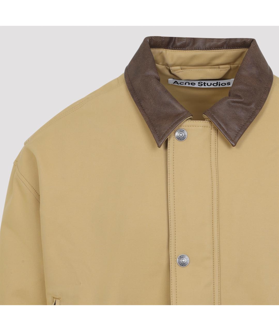 ACNE STUDIOS Бежевая хлопковая куртка, фото 6