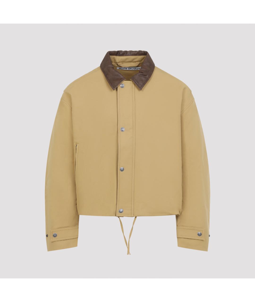 ACNE STUDIOS Бежевая хлопковая куртка, фото 3