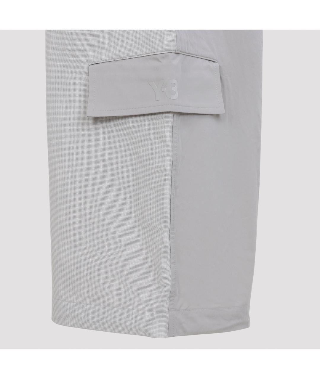 Y-3 Бежевые хлопковые повседневные брюки, фото 5