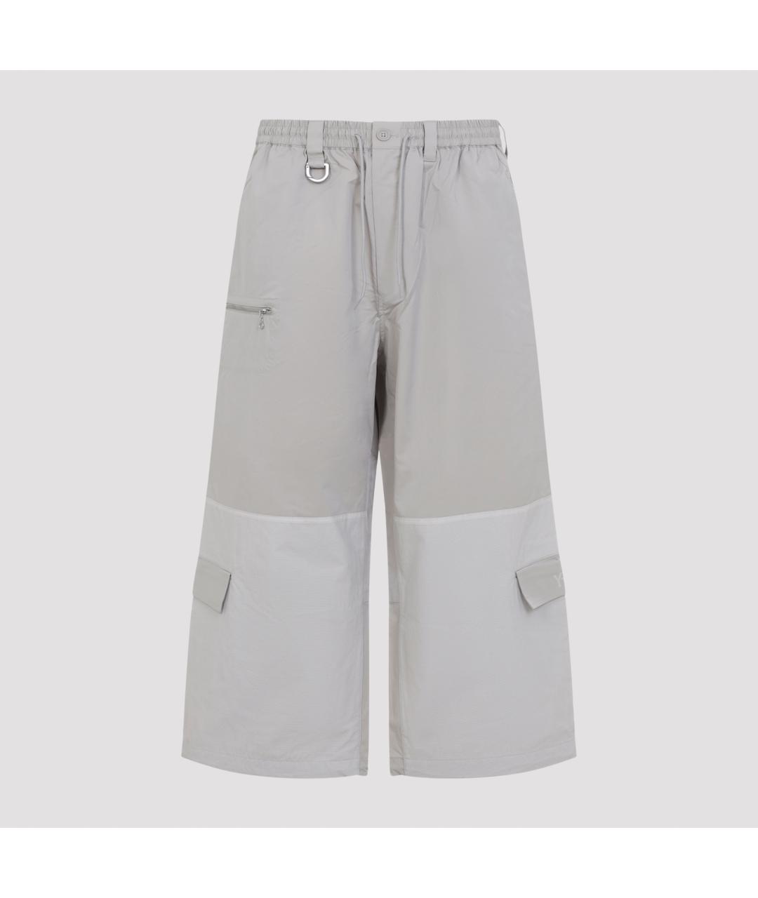 Y-3 Бежевые хлопковые повседневные брюки, фото 2