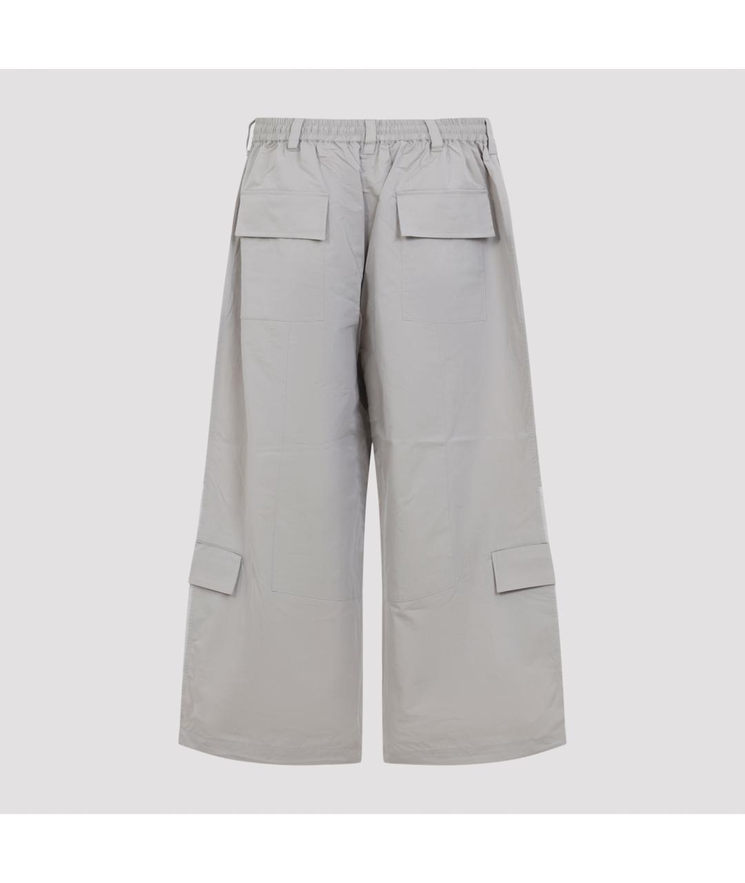 Y-3 Бежевые хлопковые повседневные брюки, фото 4