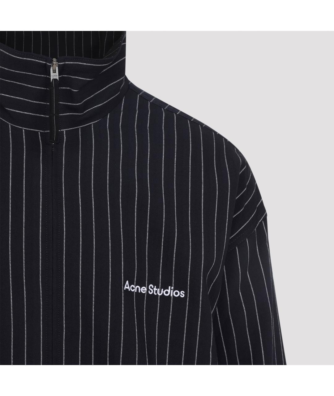 ACNE STUDIOS Темно-синяя шерстяная куртка, фото 6