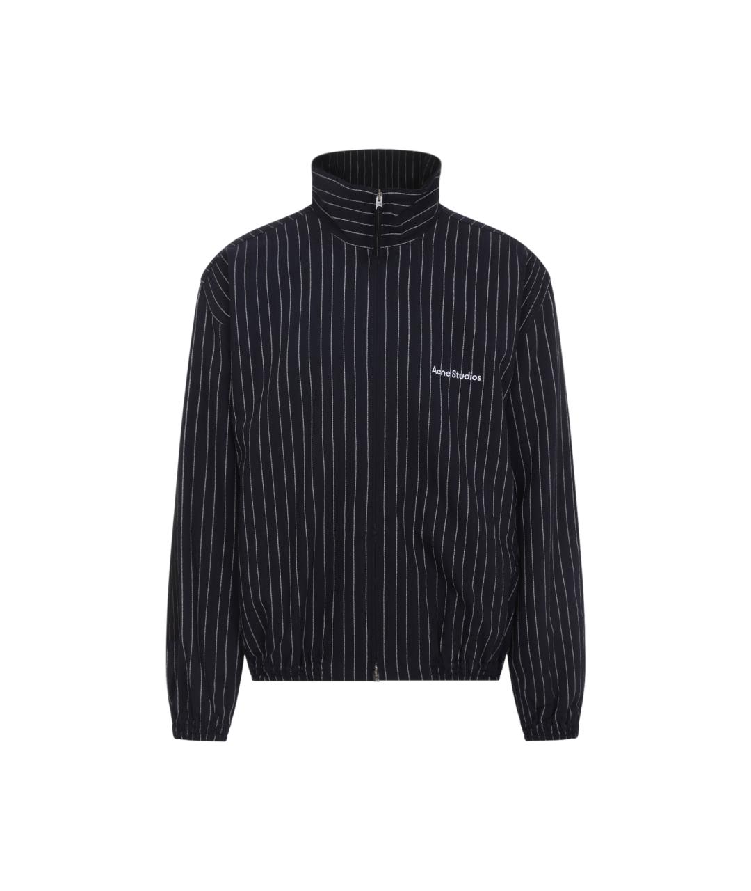 ACNE STUDIOS Темно-синяя шерстяная куртка, фото 1