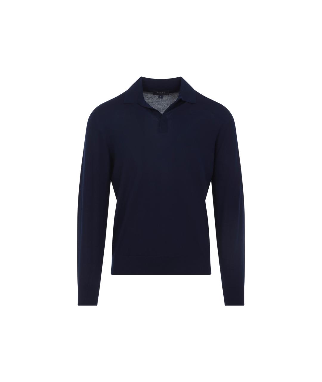 SEASE Темно-синий шерстяной джемпер / свитер, фото 1