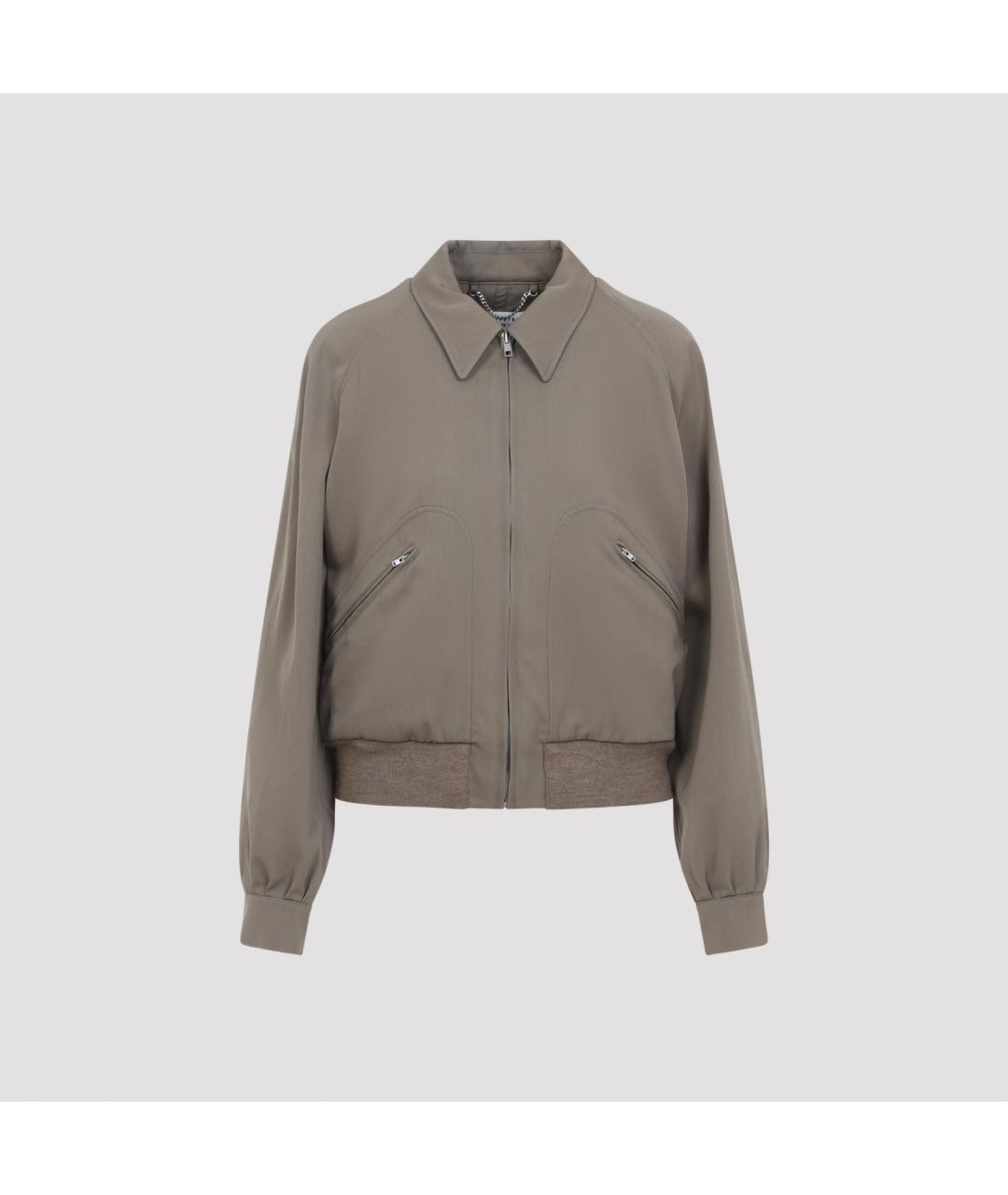 MAISON MARGIELA Бежевая шерстяная куртка, фото 2