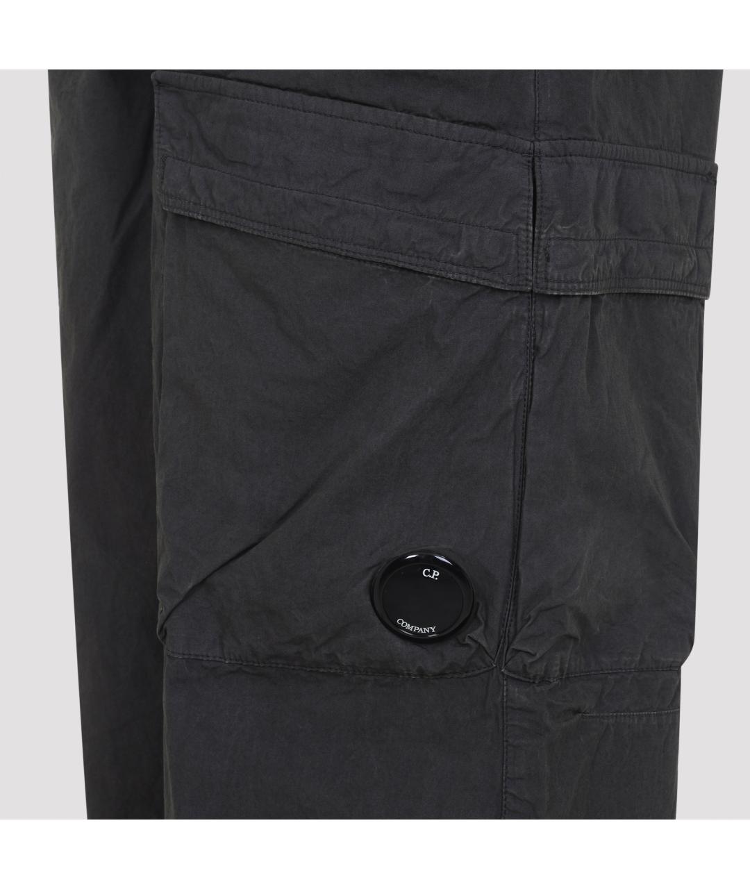 CP COMPANY Серые хлопковые повседневные брюки, фото 5
