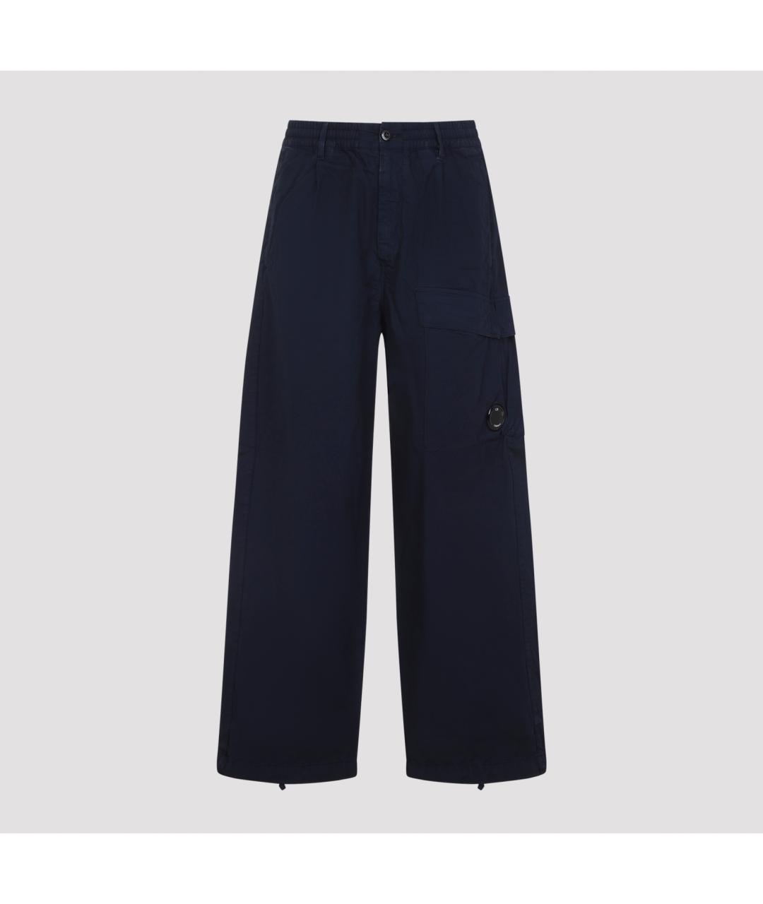 CP COMPANY Темно-синие хлопковые повседневные брюки, фото 2