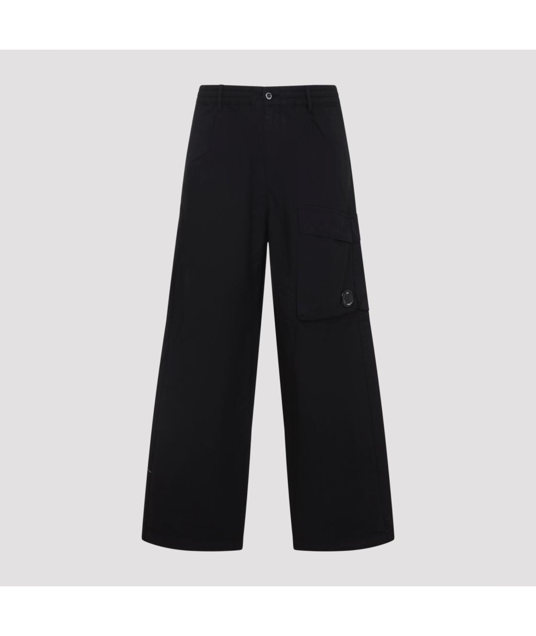 CP COMPANY Черные хлопковые повседневные брюки, фото 3