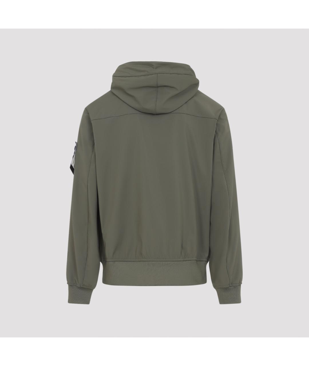 STONE ISLAND Хаки полиэстеровая куртка, фото 4