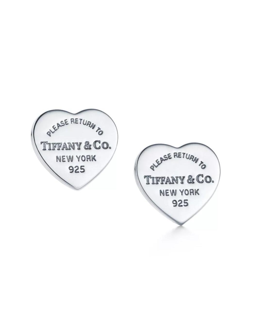 TIFFANY&CO Серебряные серебряные серьги, фото 4
