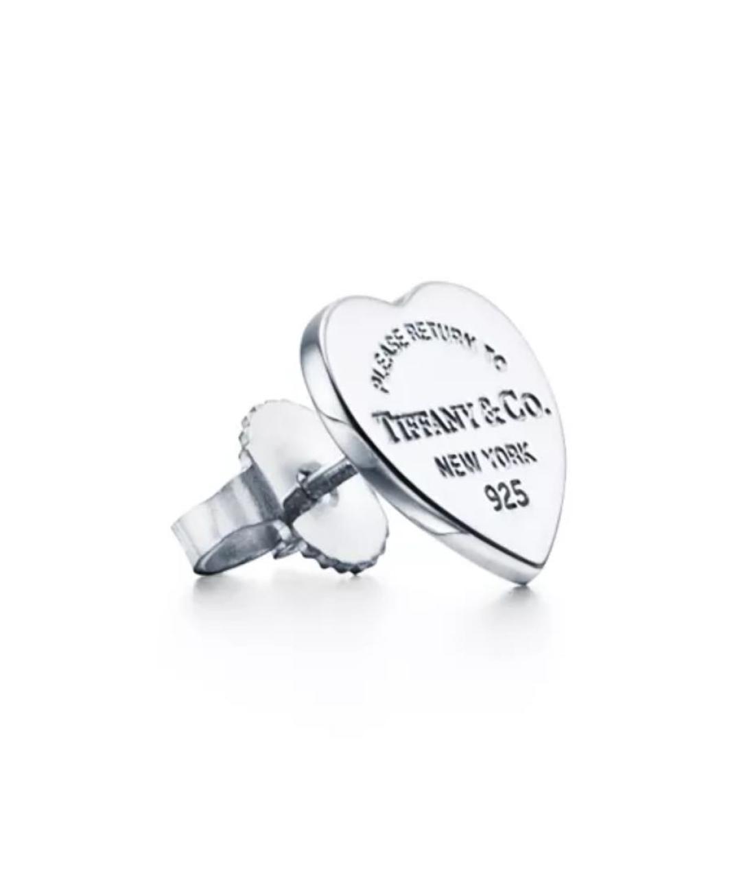 TIFFANY&CO Серебряные серебряные серьги, фото 3
