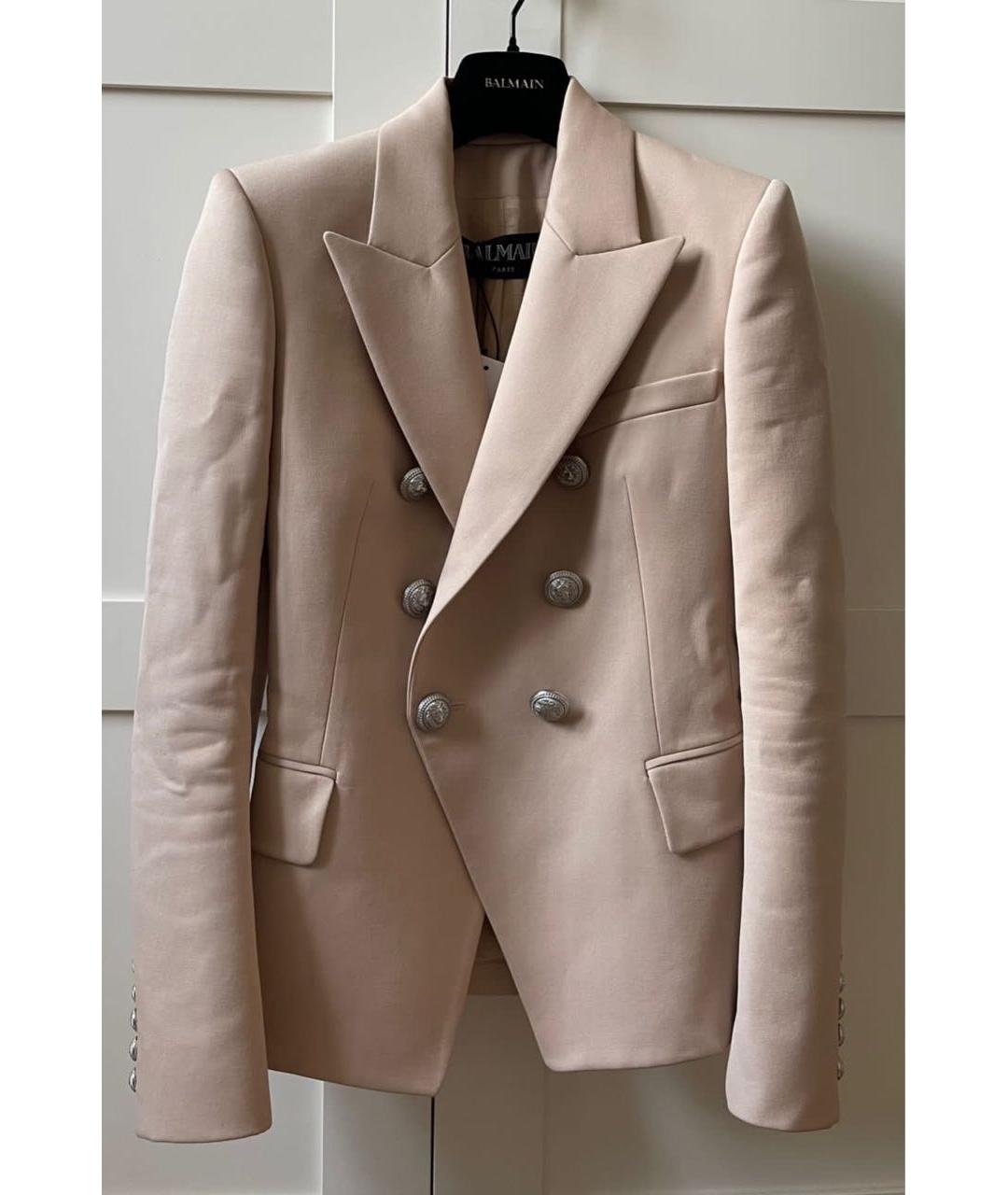 BALMAIN Бежевый жакет/пиджак, фото 5