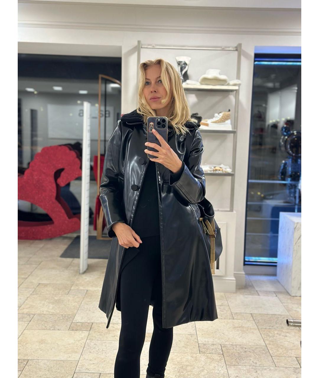 PRADA Черное пальто, фото 8