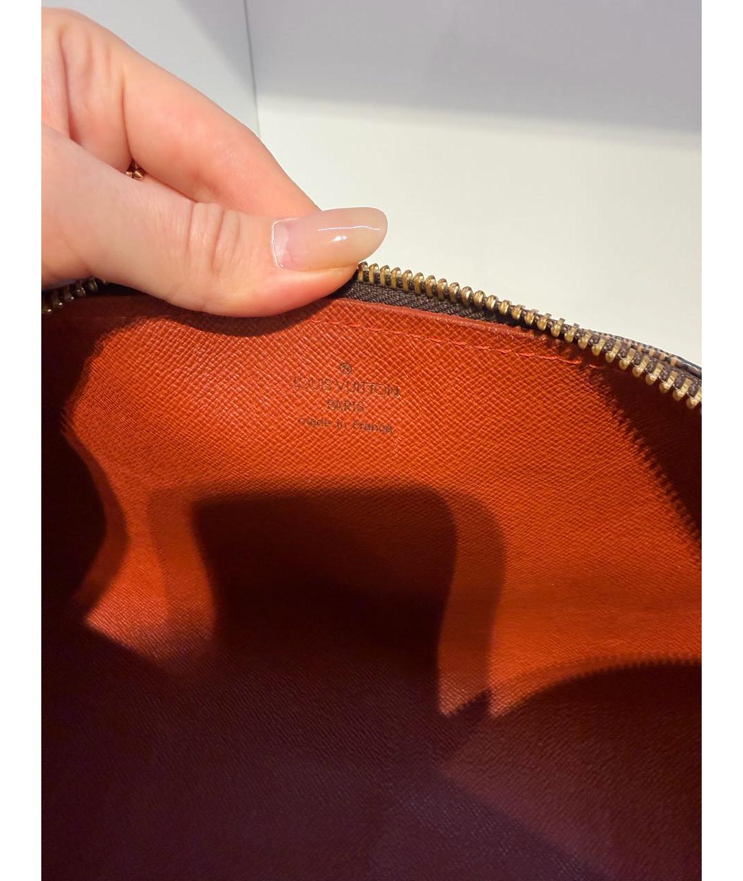 LOUIS VUITTON Коричневая сумка с короткими ручками, фото 6