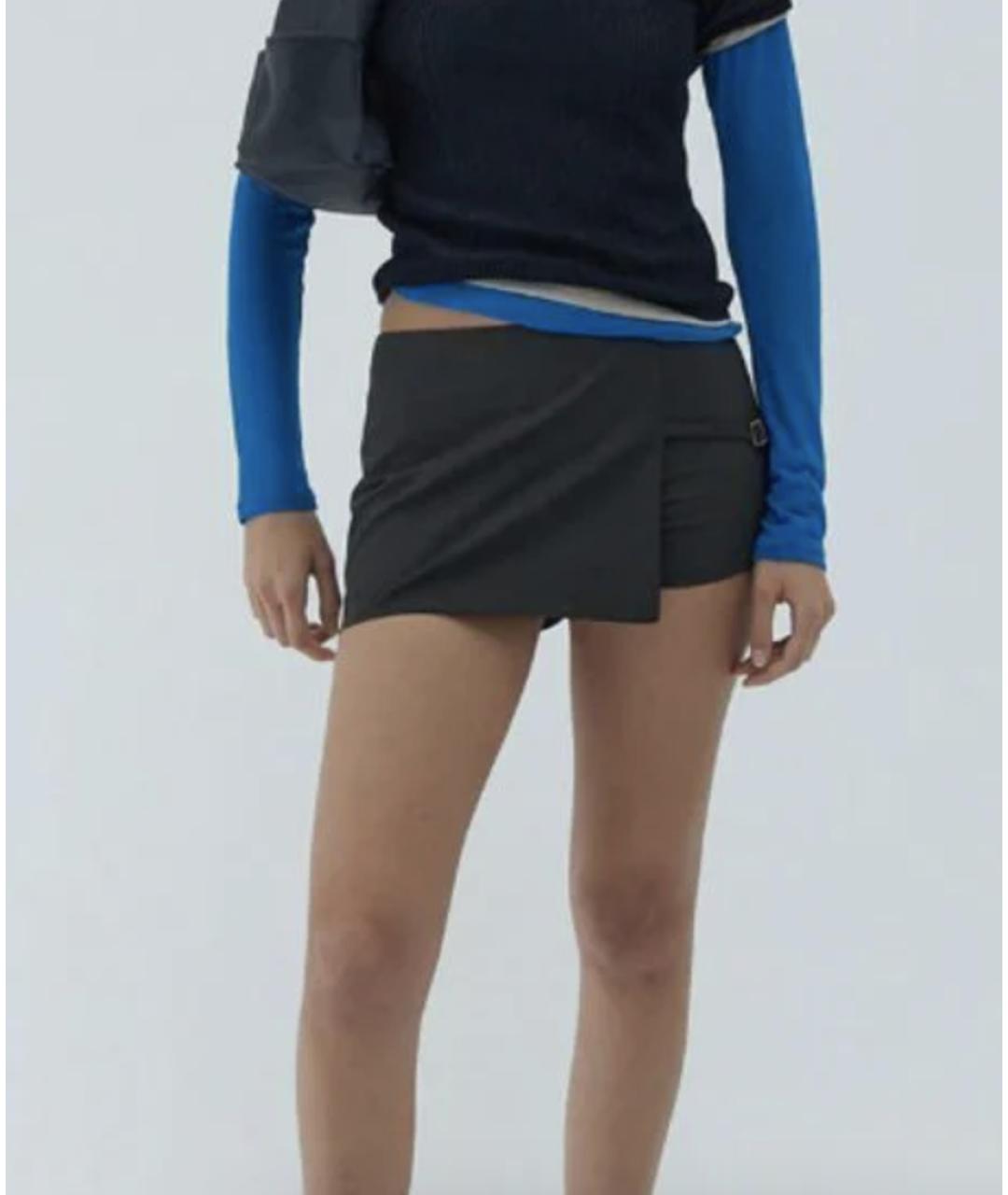 PALOMA WOOL Коричневая юбка мини, фото 3