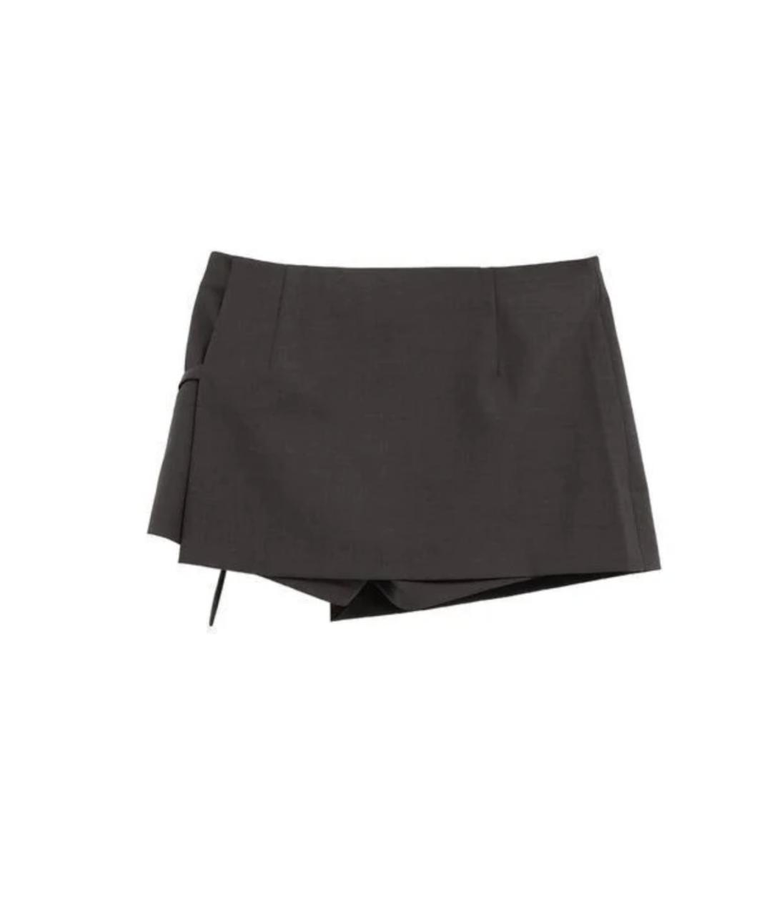 PALOMA WOOL Коричневая юбка мини, фото 2