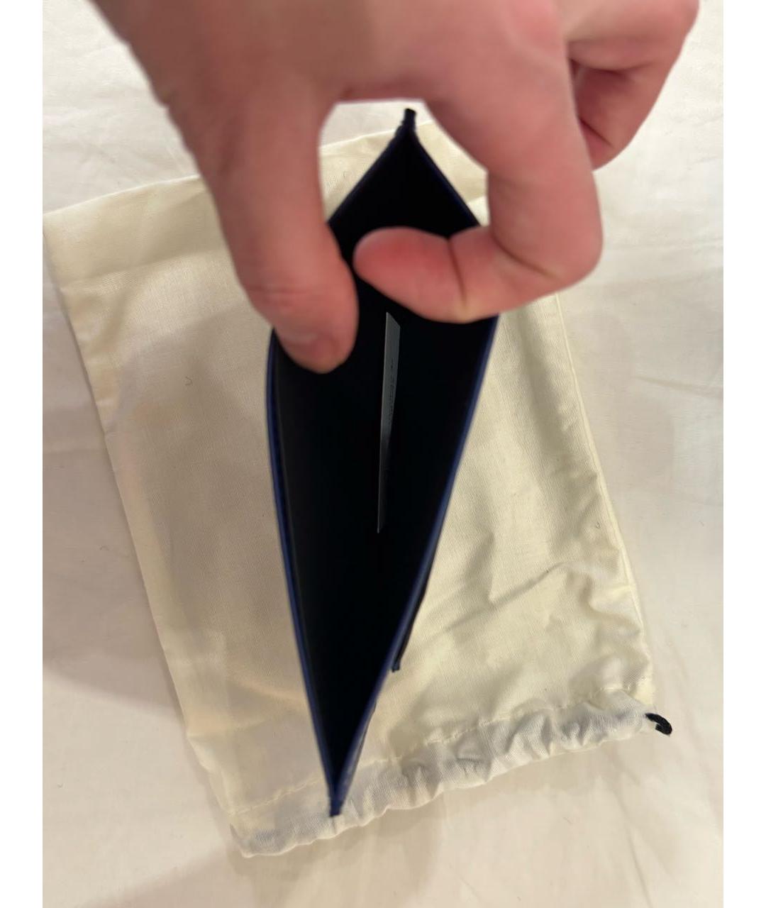 MONTBLANC Синий кожаный кардхолдер, фото 3