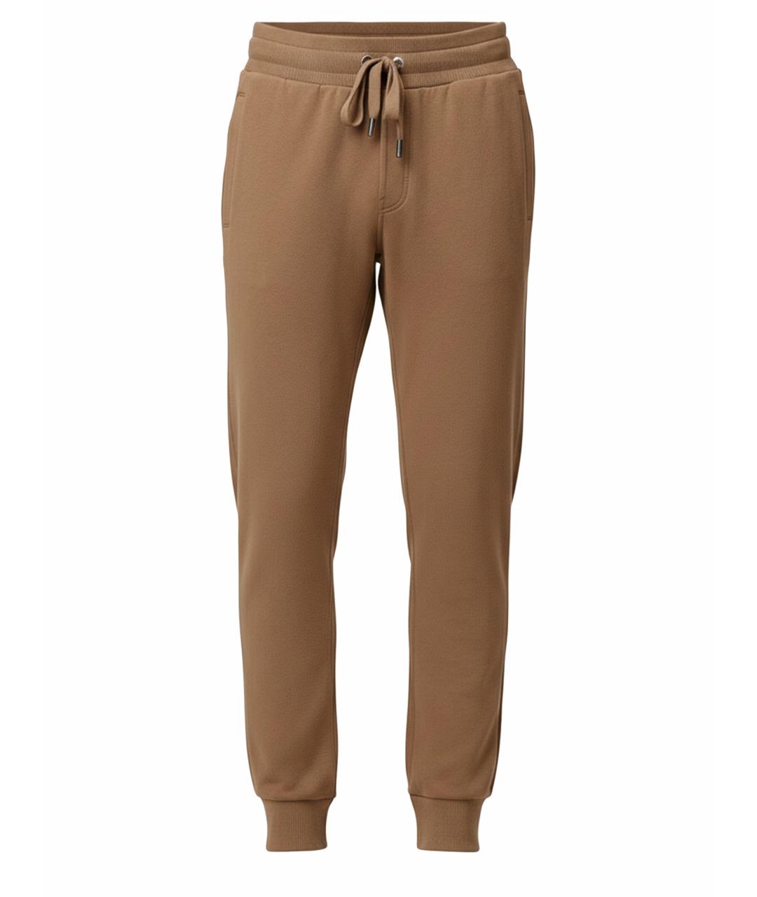 DOLCE&GABBANA Коричневые повседневные брюки, фото 1