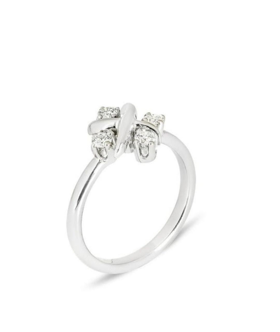 TIFFANY&CO Серебряное платиновое кольцо, фото 3