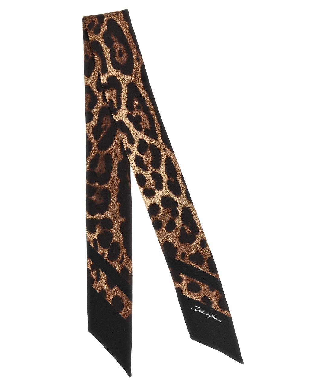 DOLCE&GABBANA Мульти шелковый шарф, фото 1