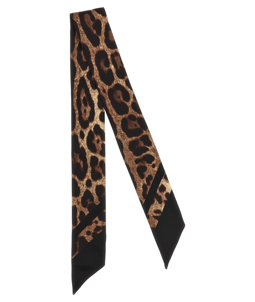 DOLCE&GABBANA Мульти шелковый шарф, фото 2