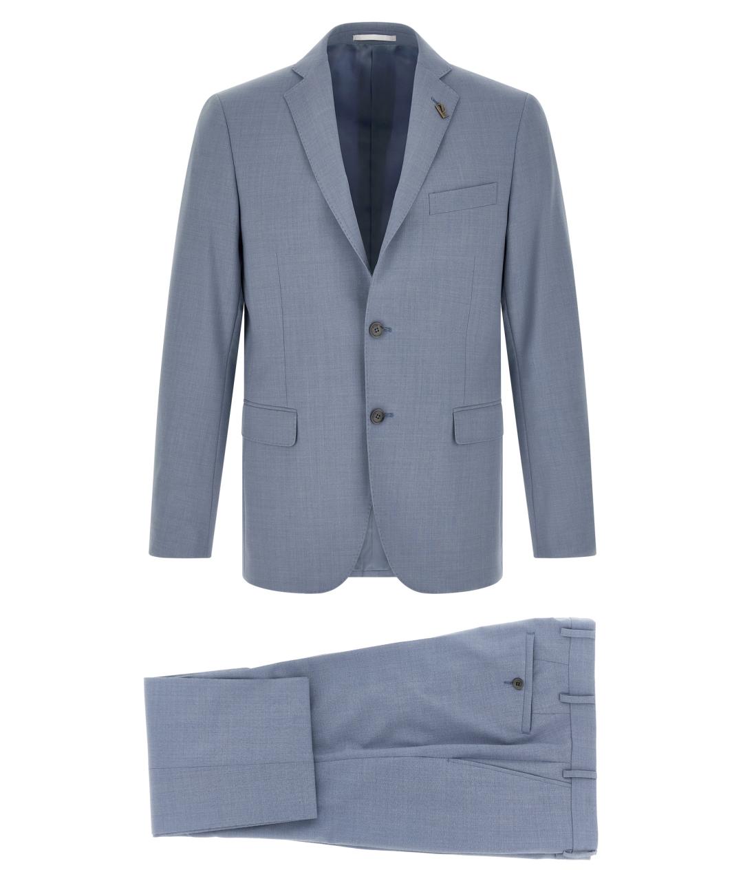 PAL ZILERI Голубой классический костюм, фото 1