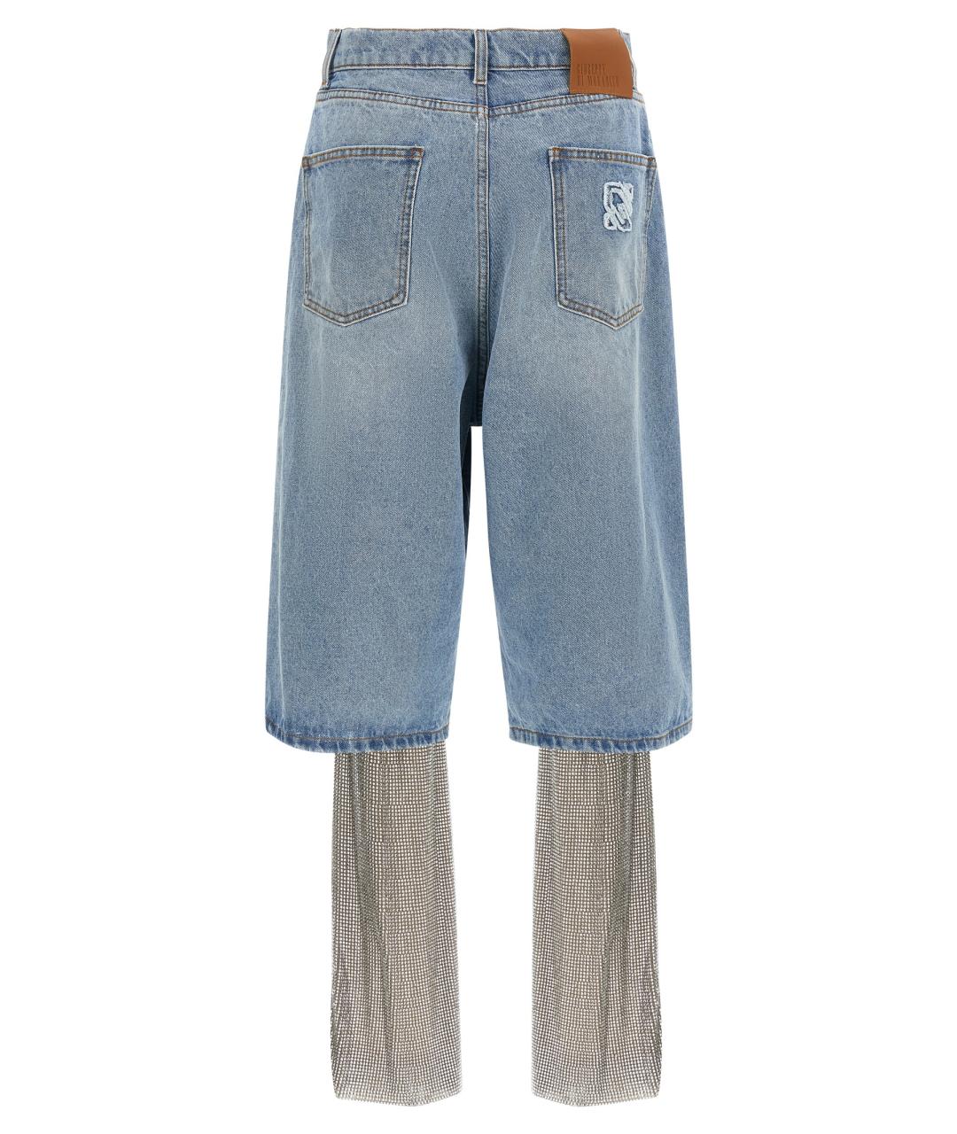 GIUSEPPE DI MORABITO Мульти хлопковые прямые джинсы, фото 3