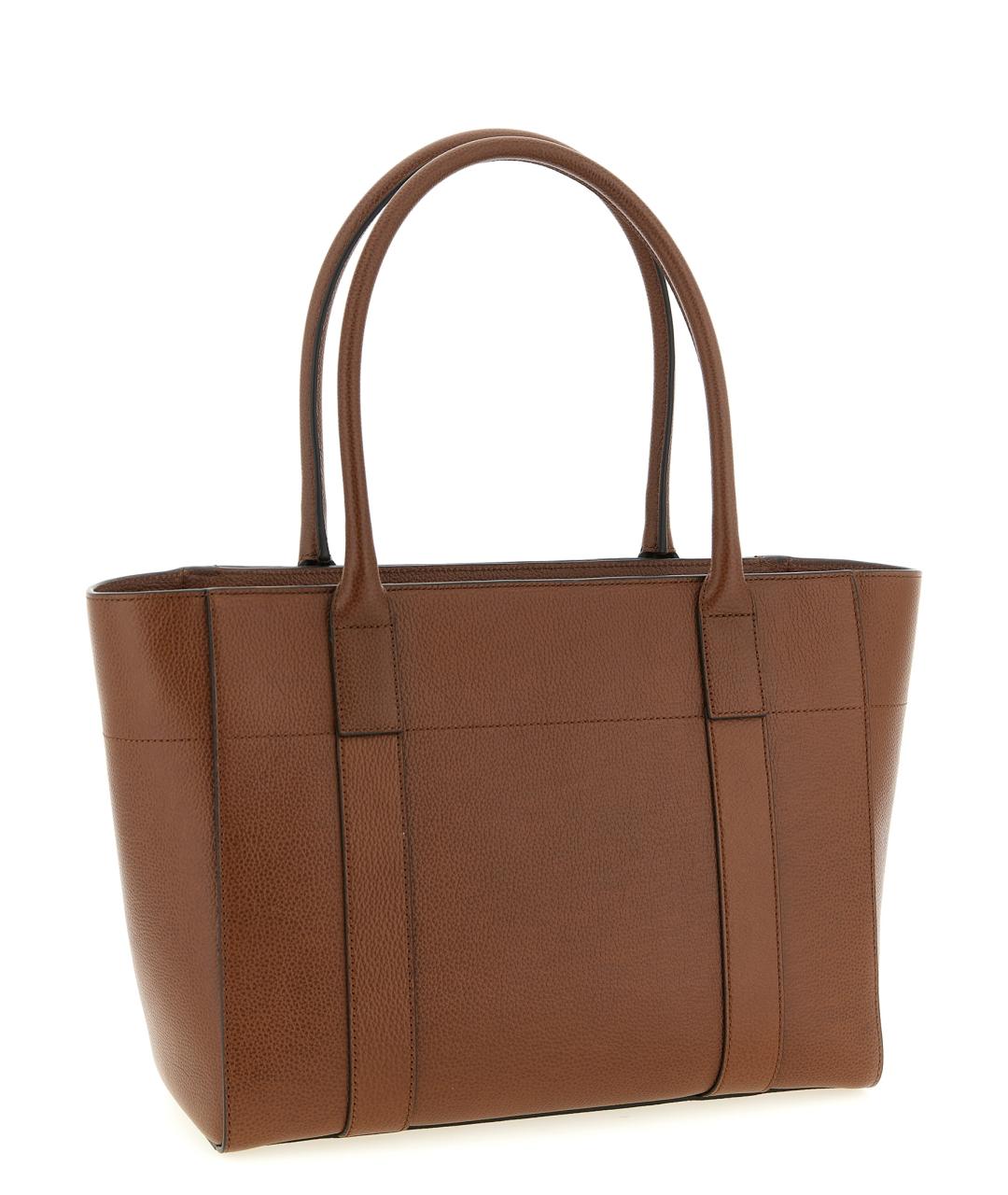 MULBERRY Коричневая кожаная сумка тоут, фото 2